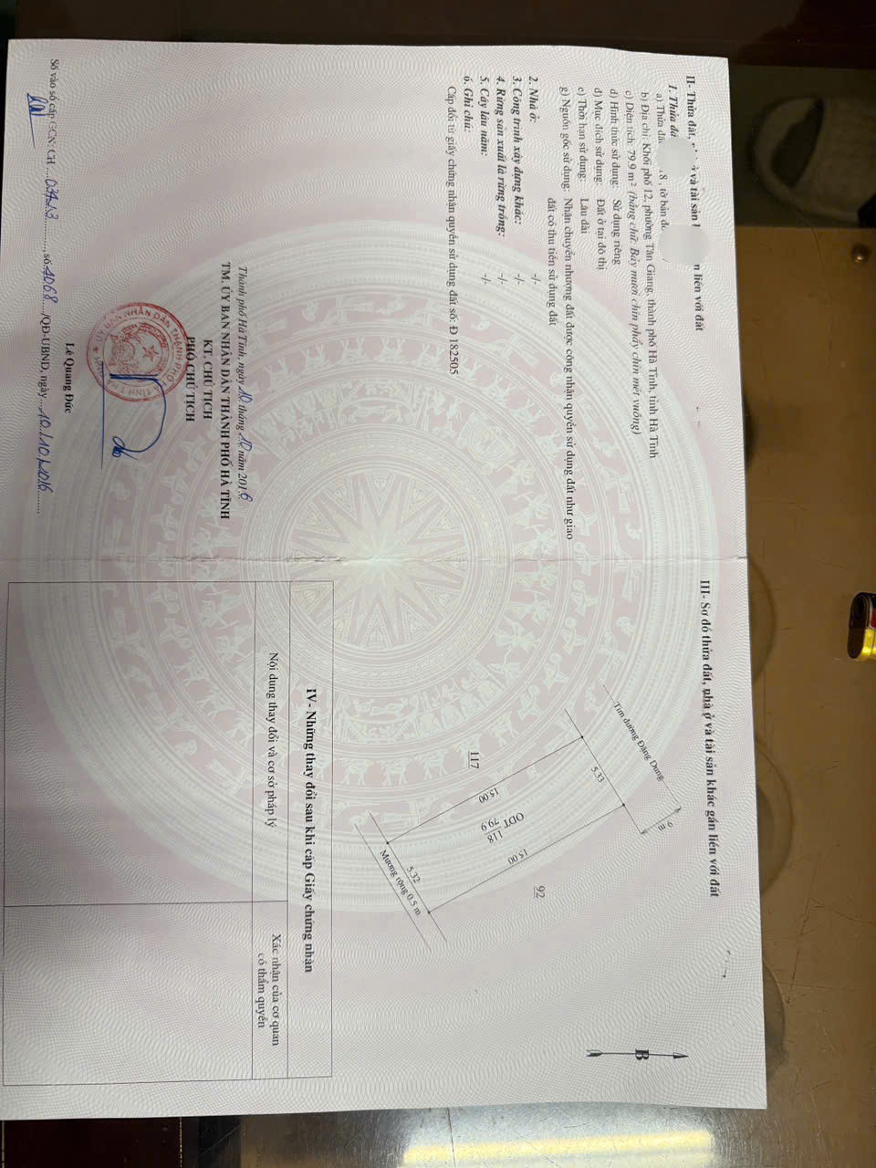 Bán nhà 2 tầng mặt đường kinh doanh Đặng Dung Hà Tĩnh.Cách chợ tỉnh 200m